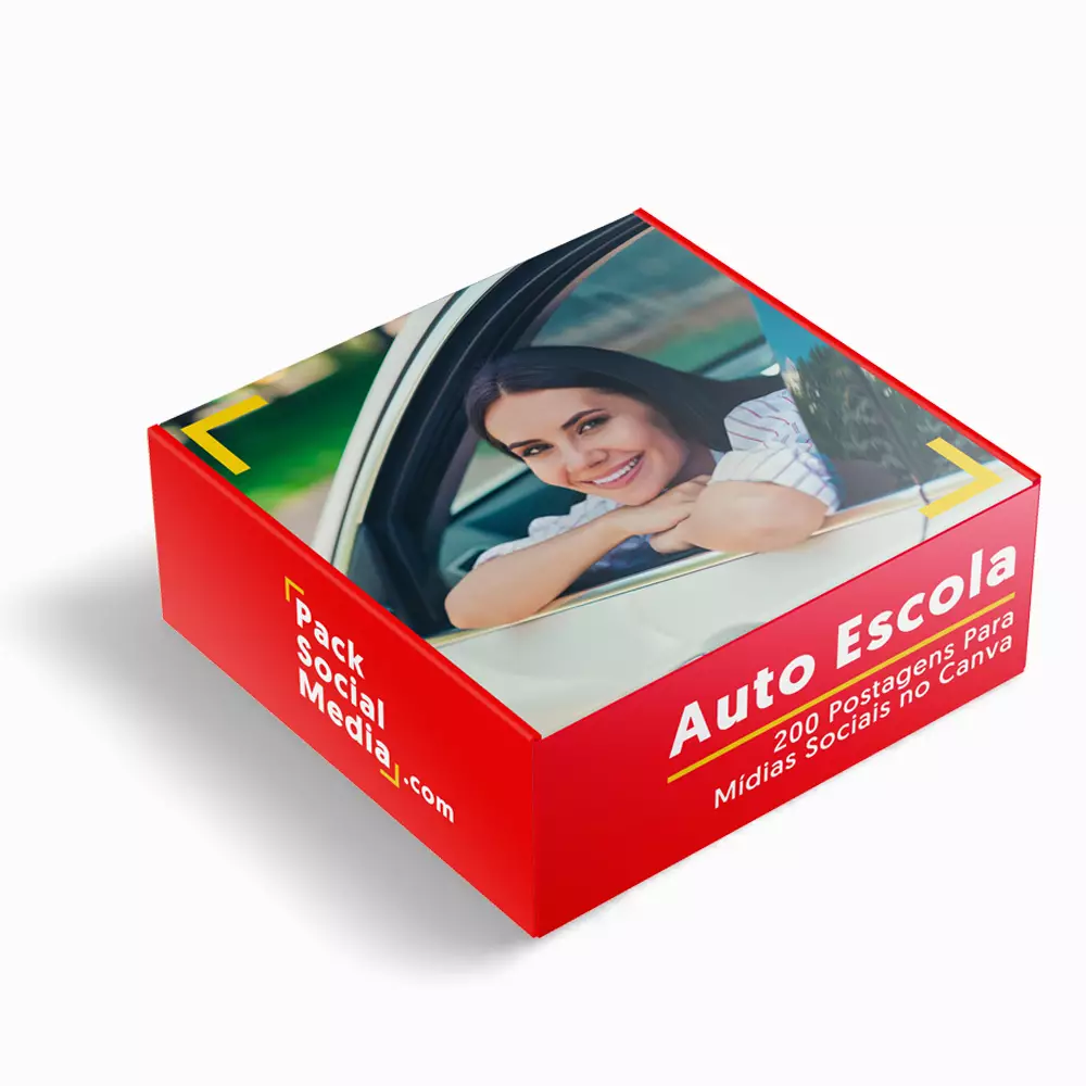 Artes Para Instagram de Auto Escola No Canva