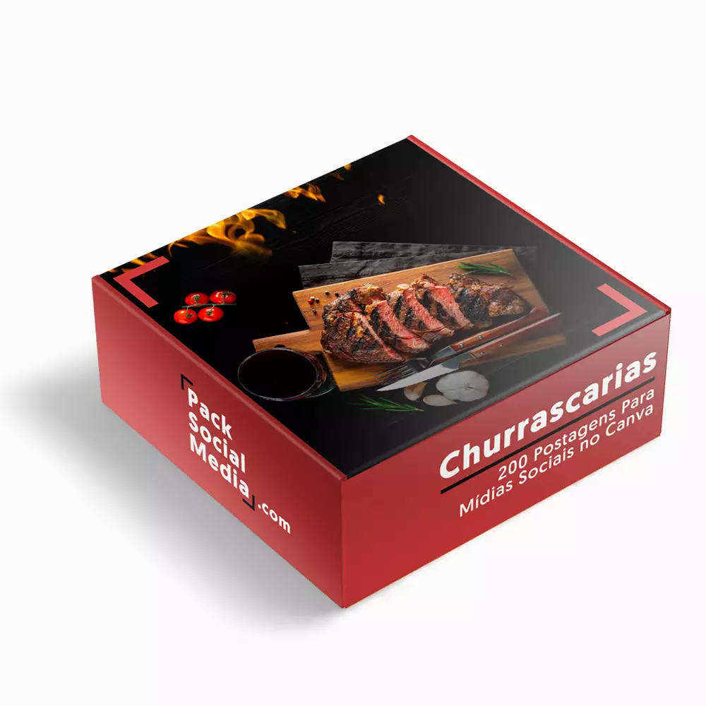 Artes Para Instagram de Churrascaria No Canva