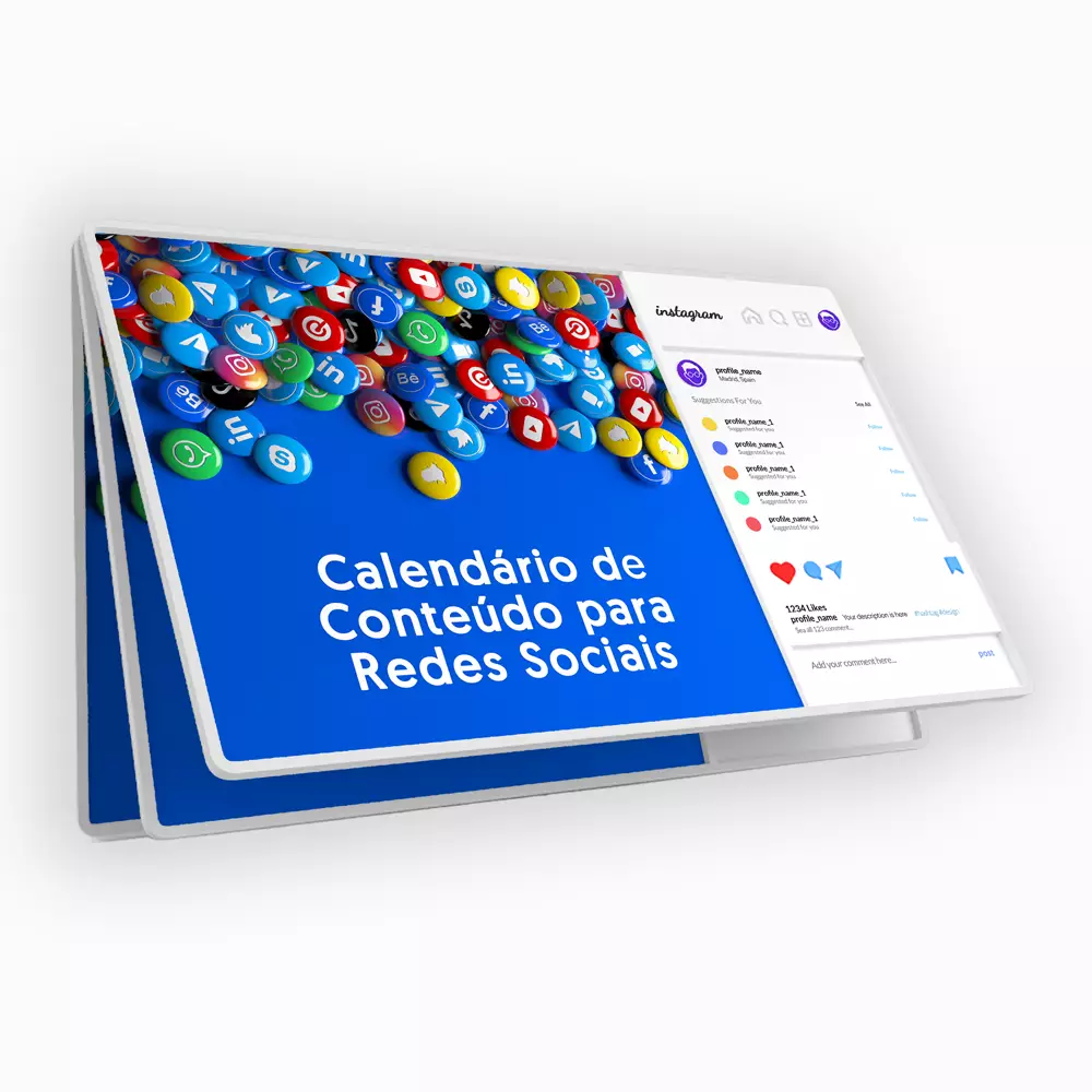 Calendario de Conteúdo Pack Social Media