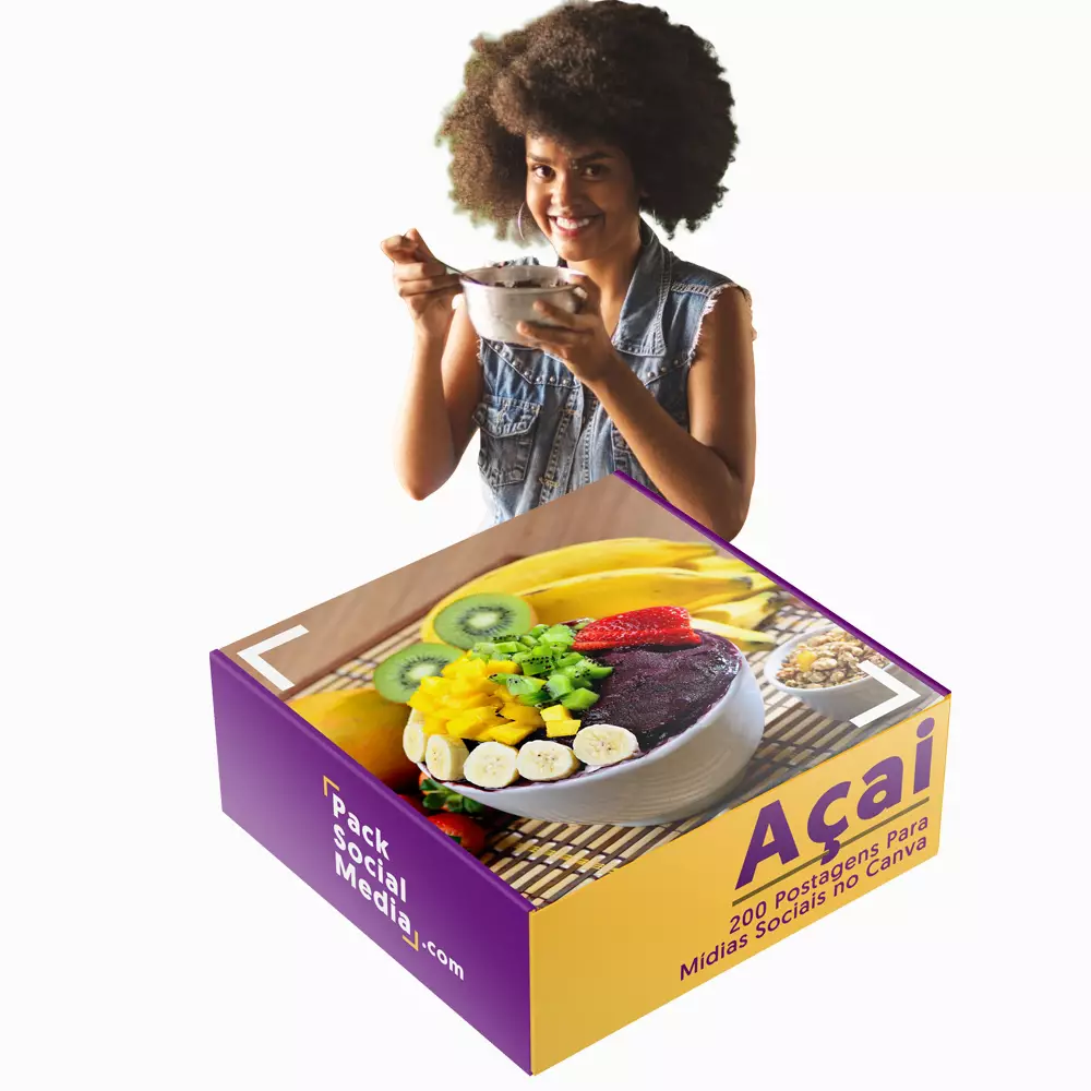 Postagens Para Instagram de Açai no Canva