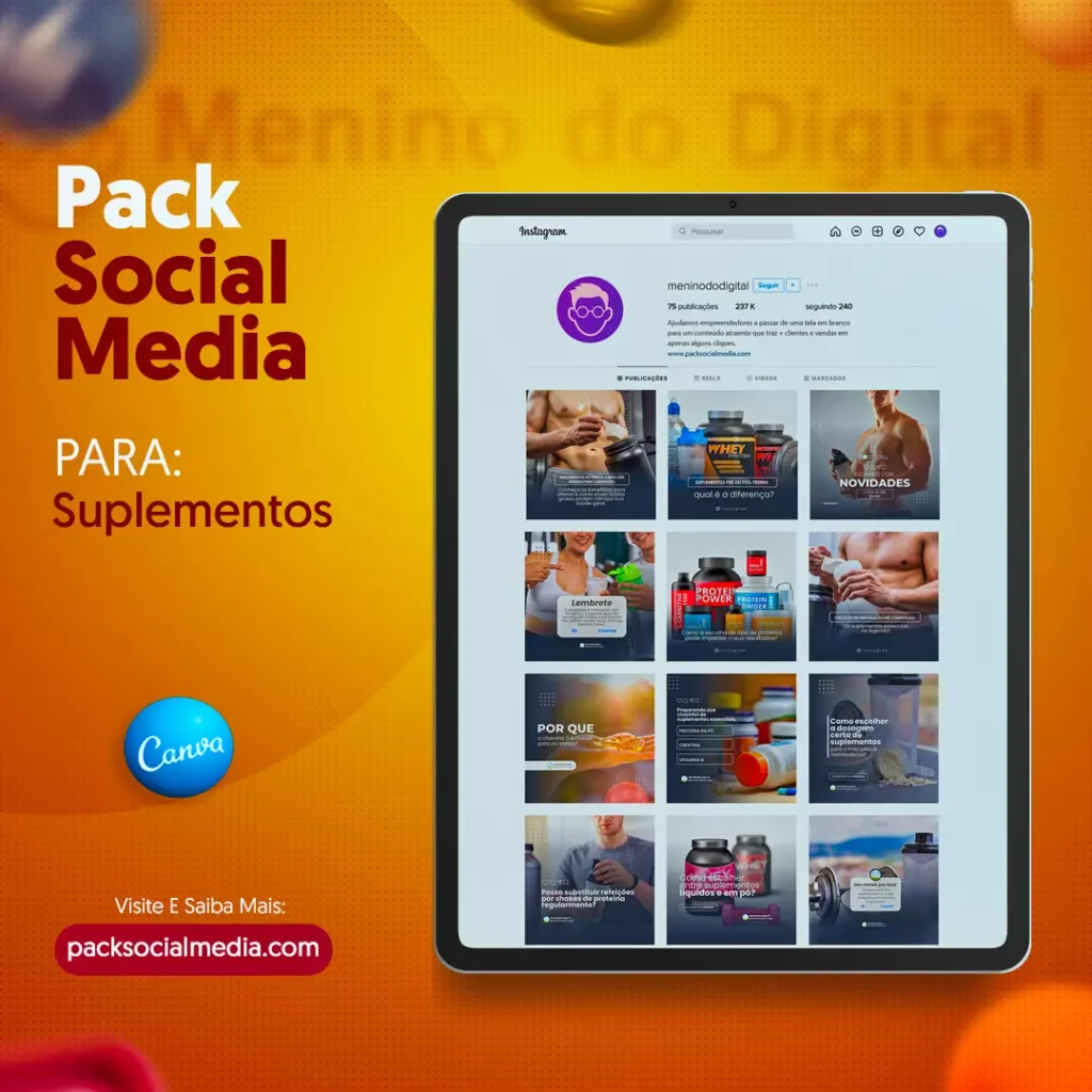 Pack Canva Suplementos