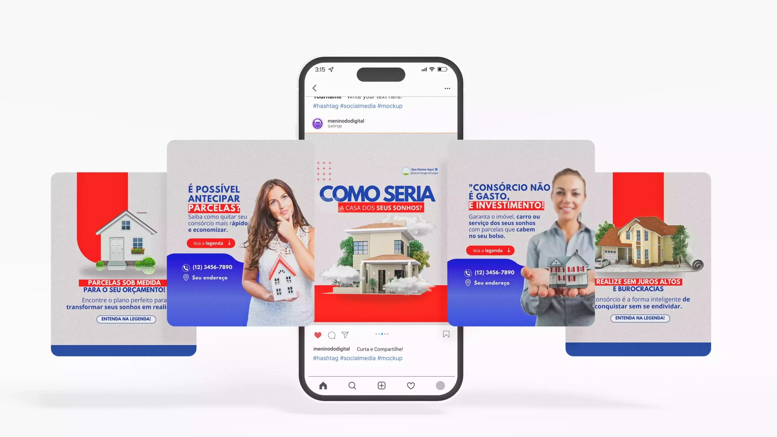 Pack Canva consórcio